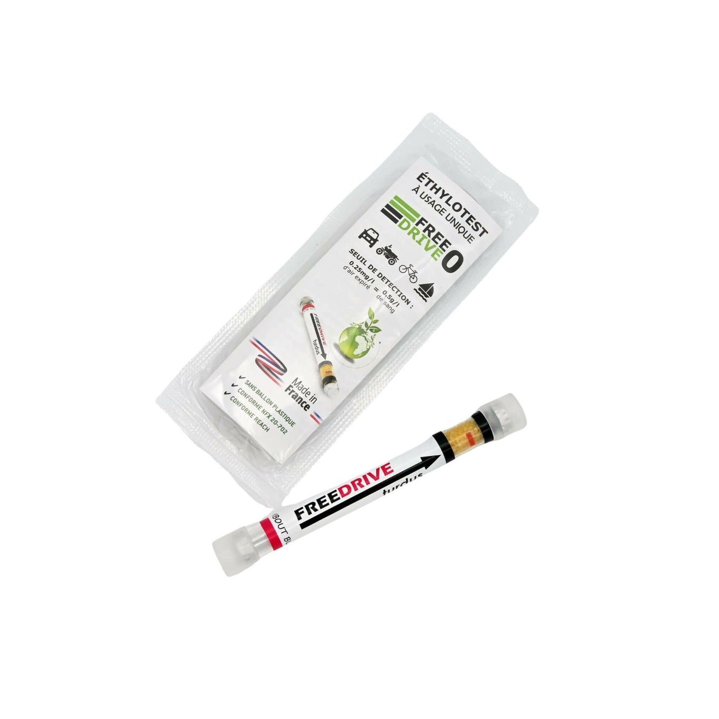 Alkoholtester ohne ökologischen Ballon FREEDRIVE 0 (0,5 g/l)