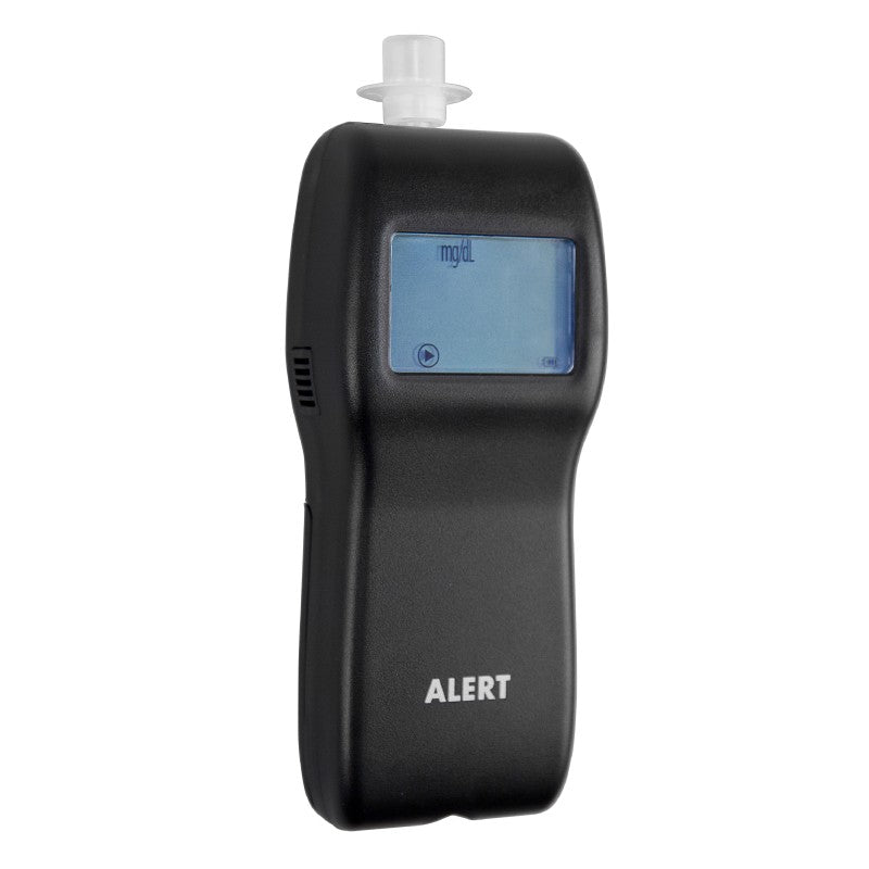 Éthylotest professionnel Alert J4X avec présentation produit pour contrôle alcoolémie