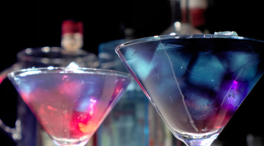 Verre de Purple Drank ou Lean à base de sirop contenant de la codéine