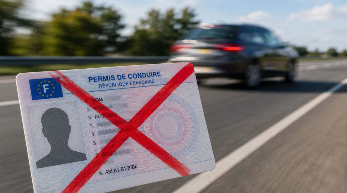 Illustration d’un permis de conduire suspendu dans le contexte du projet de loi RIPOST sur les stupéfiants