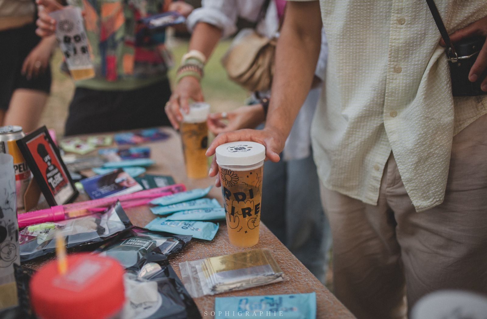 Photo du stand AMA Prévention au festival Open air Ordinaire à Strasbourg en 2023