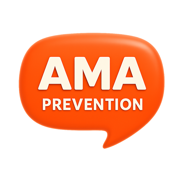 Logo AMA Prevention expert en solutions de dépistage de drogue et alcool tests salivaires drogue, tests urinaires drogue et éthylotests pour particuliers et professionnels