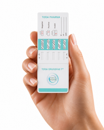 Test urinaire Drugdiag® 6T pour dépistage THC cocaïne amphétamines méthamphétamines opiacés BZO