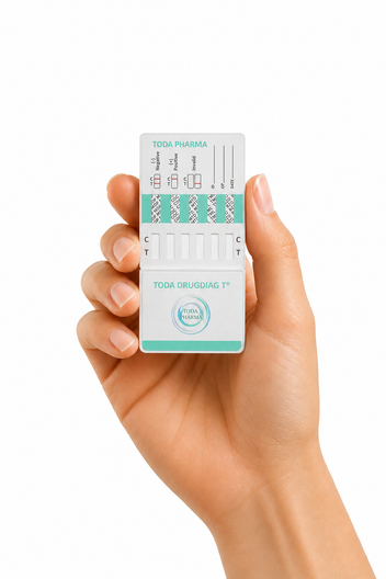 Test urinaire Drugdiag® T multi-drogues pour dépistage en format bandelette à tremper